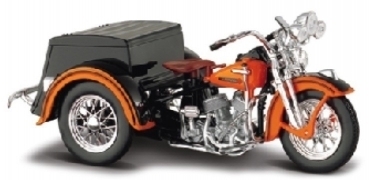 Harley Davidson mit Beiwagen Servi-Car, 1947