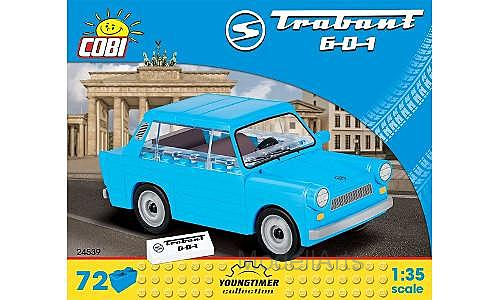 Trabant 601, blau, Bausteine, Anzahl der Blöcke: 72