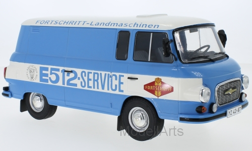 Barkas B 1000 Kastenwagen, blau/weiss, Fortschritt Service , 1970
