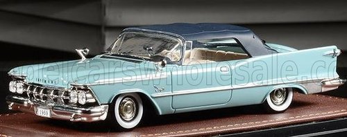 IMPERIAL - CROWN CONVERTIBLE CLOSED 1959 - NORMANDY BLUE