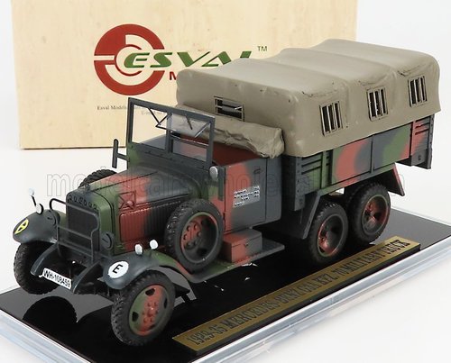 MERCEDES BENZ - G3A SD.KFZ. 70 WERMACHT TRUCK OPEN CABIN - GERMAN ARMY WWII - 1935 - MILITARY GREY C