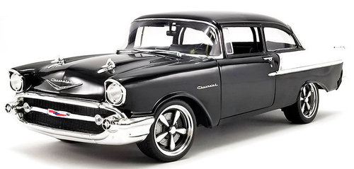 1957 Chevrolet 150 Restomod, black/white