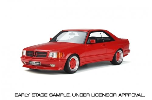 Mercedes-Benz W126 560 SEC wide body 1986 Signal Red