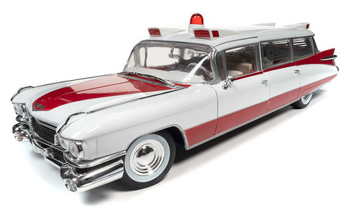 1959 Cadillac Eldorado Ambulance in White and Red