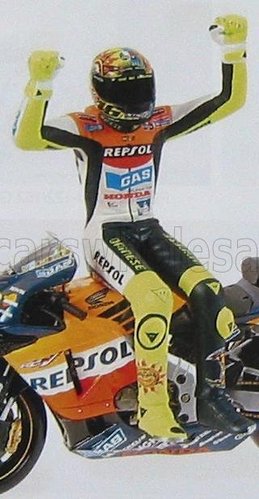 FIGURES - VALENTINO ROSSI MOTO GP 2002 WORLD CHAMPION - REPSOL HONDA