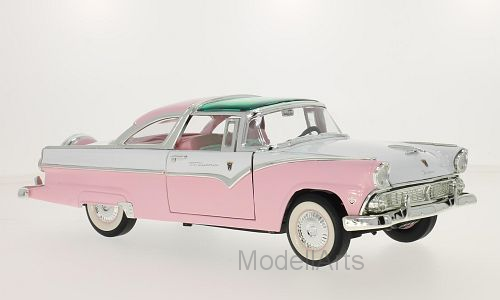 Ford Crown Victoria, rosa/weiß, 1955