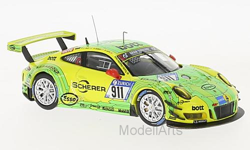 Porsche 911 GT3 R, No.911, 24h Nürburgring, R.Dumas/R.Lietz/P.Pilet, 2017