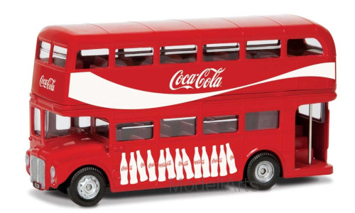 AEC Routemaster London Bus, rot, Coca Cola