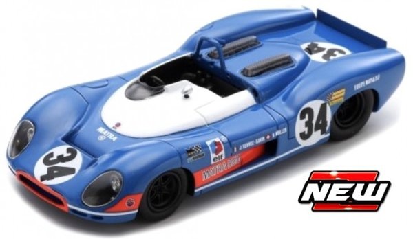 Matra-Simca MS 630/650 No.34 24H Le Mans 1969 - J. Servoz-Gavin - H. Müller