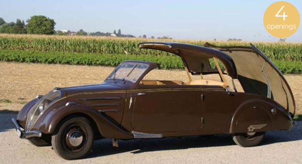 Peugeot 402 Eclipse 1937 - Chocolate