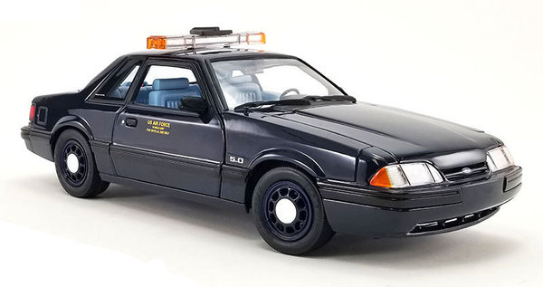 1988 Ford Mustang 5.0 SSP U.S. Air Force U-2 Chase Car Dragon Chaser, blue