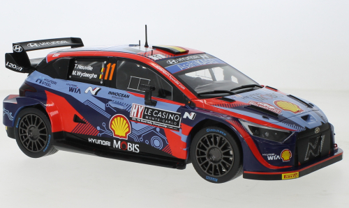 Hyundai i20 N Rally1, No.11, WRC2, Rallye Monte Carlo, T.Neuville/M.Wydaeghe, 2022