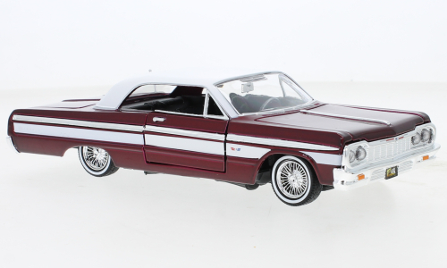 Chevrolet Impala, metallic-dunkelrot/weiss, Low Rider, 1964